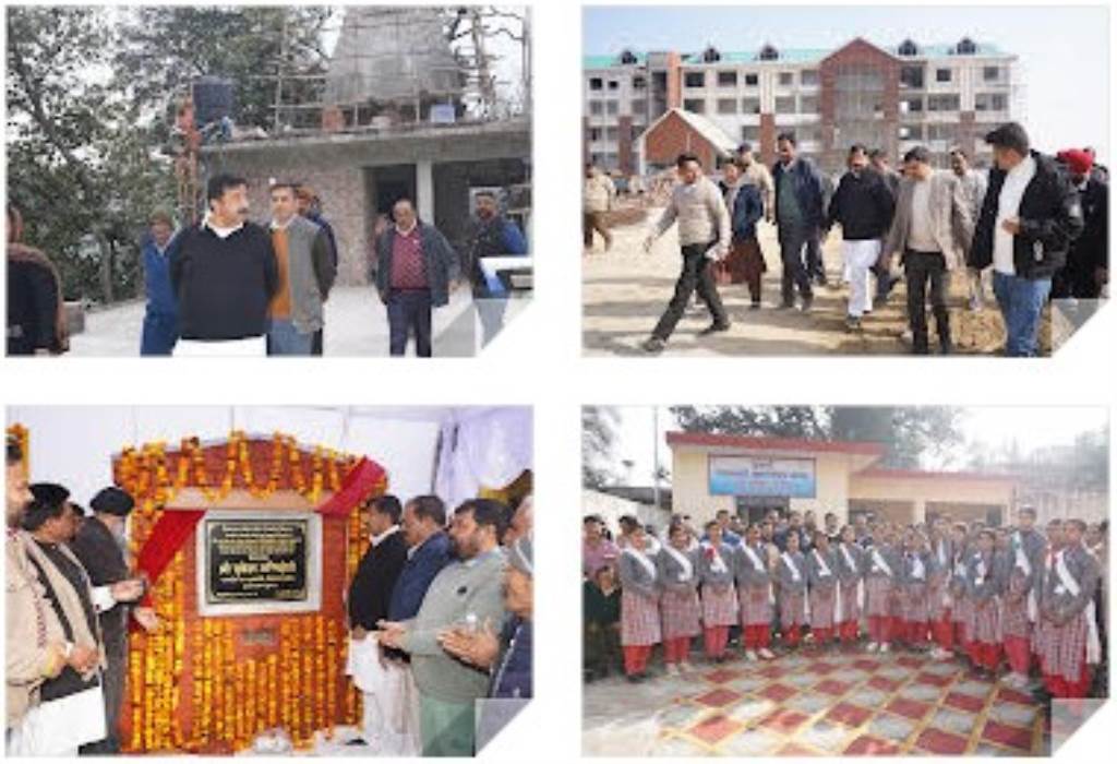 उप मुख्यमंत्री मुकेश अग्निहोत्री ने पंजावर में 1537 करोड़ रुपये की सड़क का किया शिलान्यास